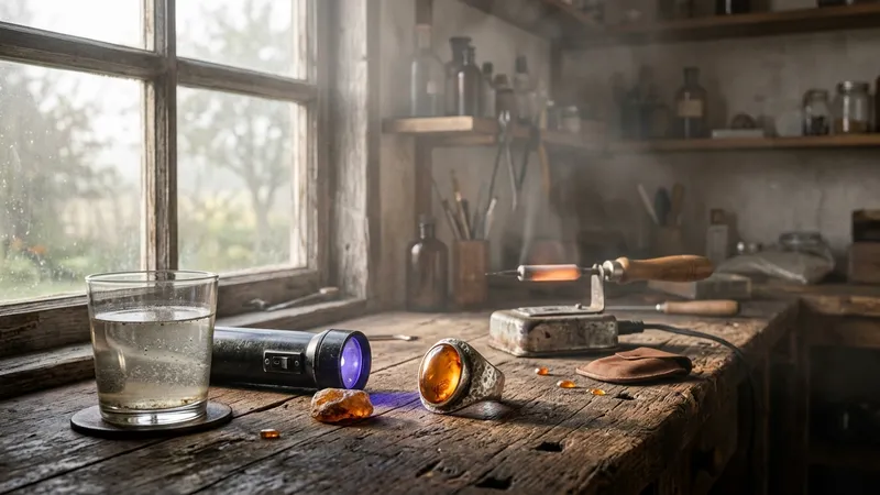 Bague ambre véritable authentique : tests et conseils