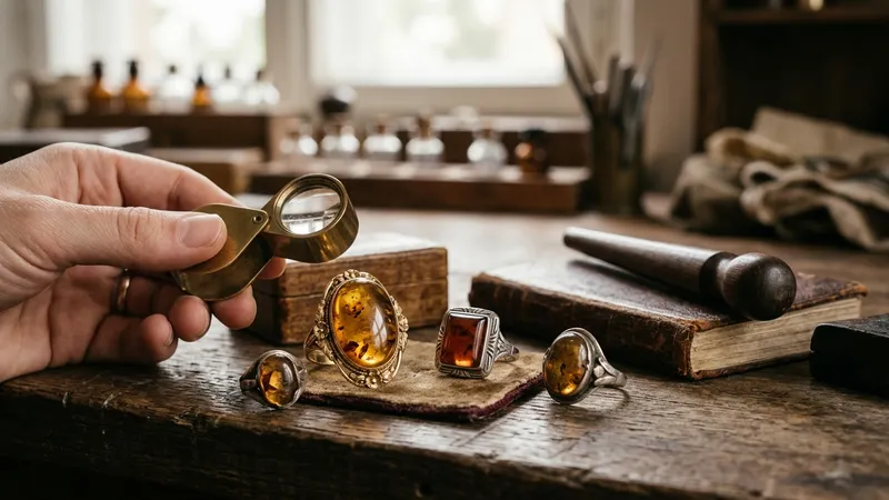 Bague ambre ancienne : reconnaître et choisir le bon bijou