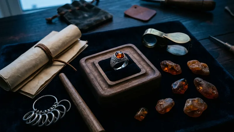 Bague ambre argent 925 : guide complet avant d'acheter