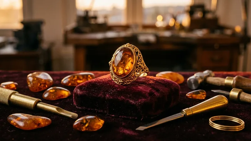 Bague ambre or : guide pour bien choisir son bijou