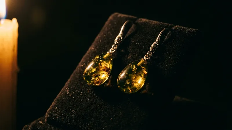 Boucle d'oreille ambre vert : guide pour bien choisir