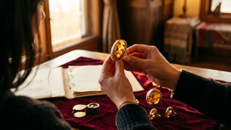 Grosse bague ambre : choisir une pièce authentique