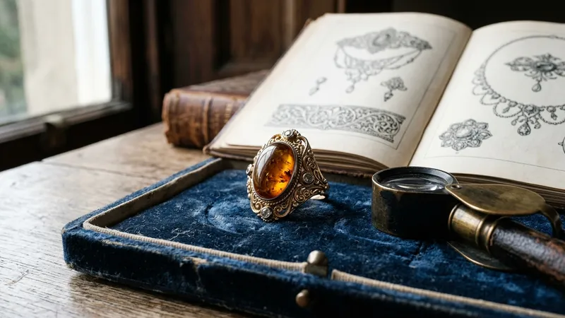 Bague ambre or argent vintage : guide pour bien choisir